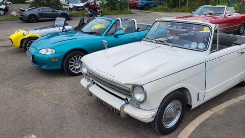 Photo of Cars (Including a Robin Hood) at GNAAS