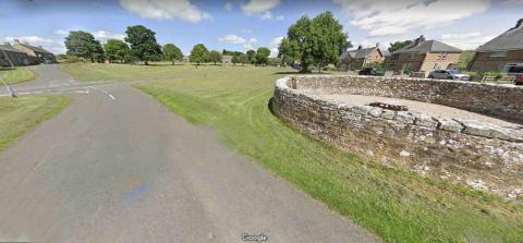 A view of Elsdon Village Green